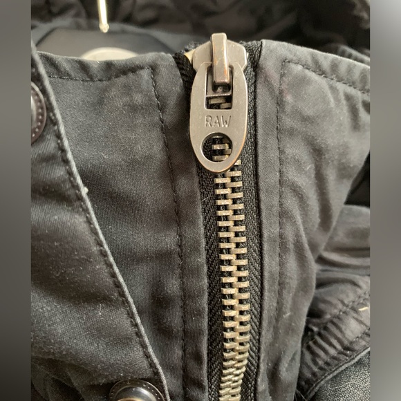 GSTAR RAW 3301 Black Hooded Jacket - Picture 2 of 16